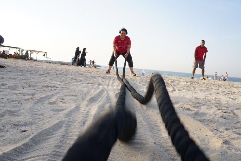 Beach boot camp Kite beach Jumeirah Dubai