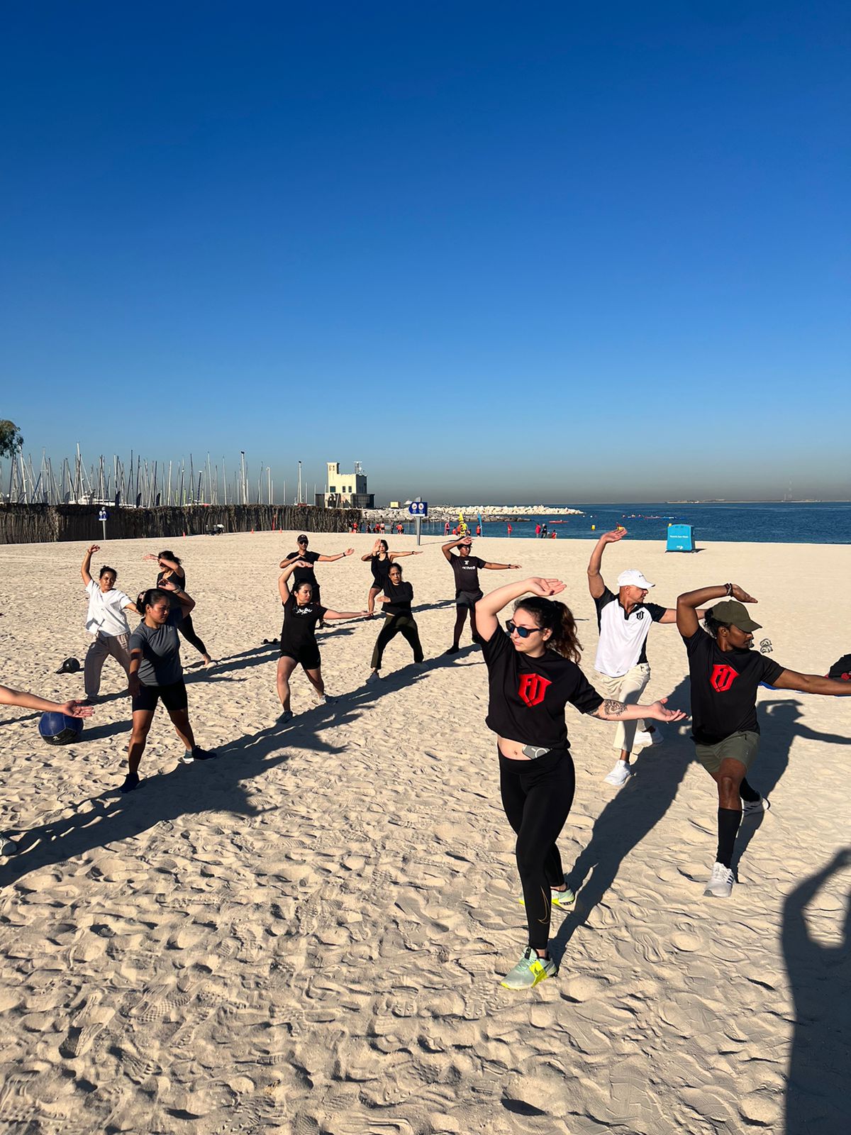 Beach boot camp Kite beach Jumeirah Dubai