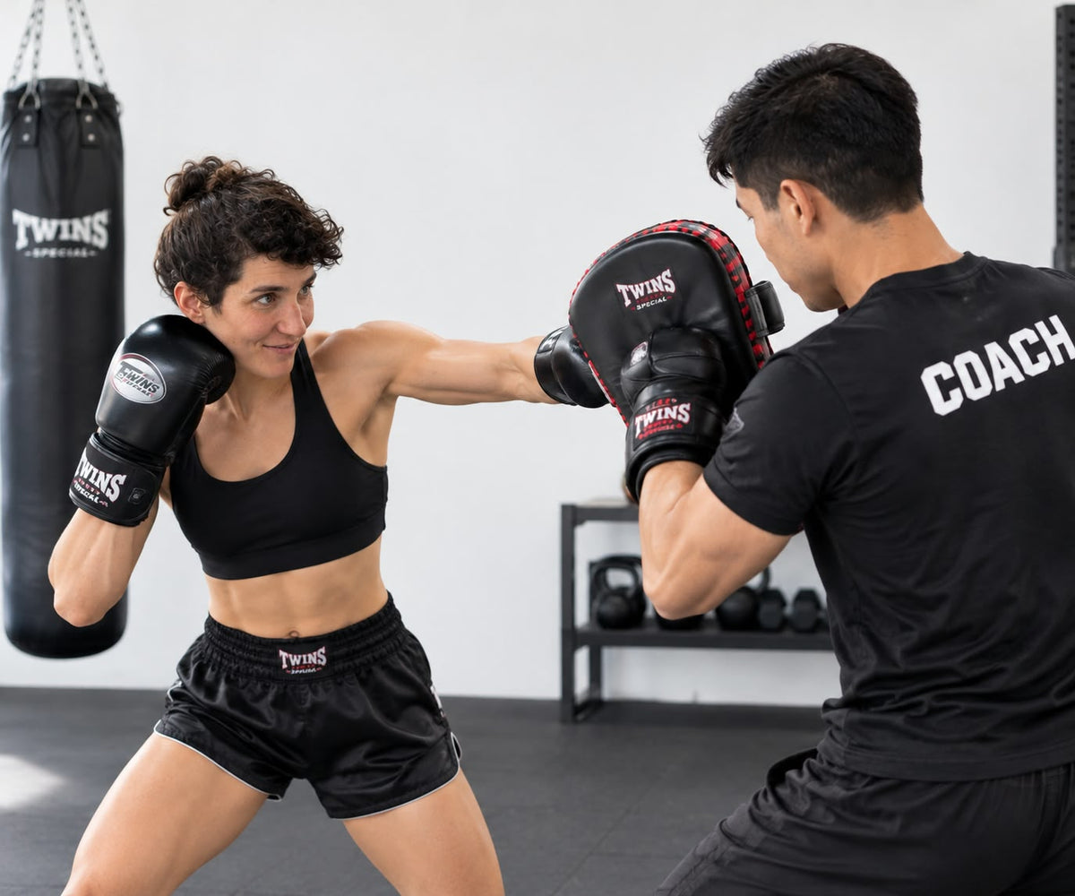 Couple Kickboxing Training